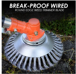 Break-Proof Wired Round Edge Weed Trimmer (50% Off Today Only!) - WOWPRODUCTWORLD