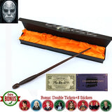 Harry Potter Series Magic Wands with BOX & FREE Hogwarts Train Ticket and Knight Bus Ticket - WOWPRODUCTWORLD