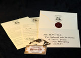 Harry Potter Admission LETTER With FREE Hogwarts Train Ticket and Locket - WOWPRODUCTWORLD