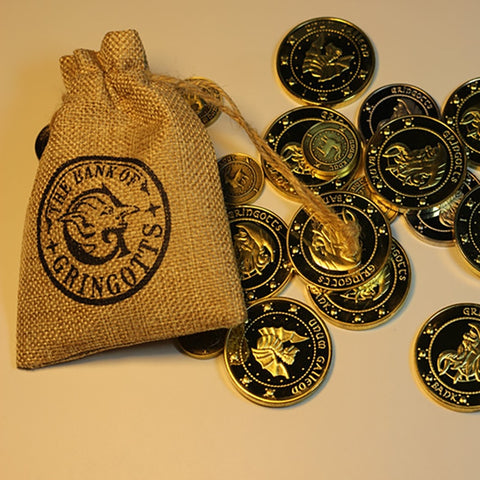 Gringotts COINS WITH POUCH - WOWPRODUCTWORLD