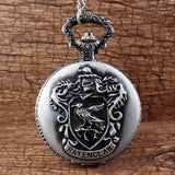 Slytherin and Ravenclaw Harry Potter Quartz Pocket Watch - WOWPRODUCTWORLD